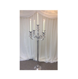 Métal Unique Looking Or Décoré Cristal Perlé Gobelet Bougeoir Fête De Mariage À Manger Centres De Table Décorations - Product Image 6