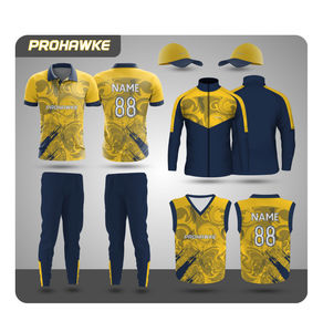 Maillot et pantalon de sport de cricket de haute qualité avec logo du nom de l'équipe et couleur préférée - Product Image 2