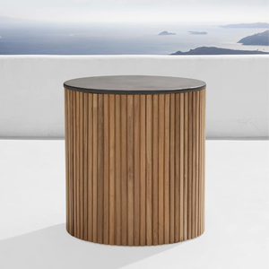 Mesa de centro para restaurantes, cafeterías hechas de madera de teca respetuosa con el medio ambiente, estilo moderno, muebles duraderos para sala de estar - Product Image 2