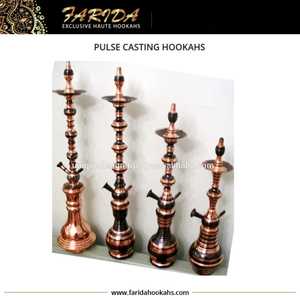 Farida Luxury Solid Brass Hookahs Pulse Casting Oxibrass Welding Bent Type <b>Mini</b> Copper Oxide Mirror Finish Heavy Logo Tray - Product Image 5