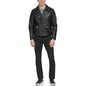 Veste en cuir pour homme, prix abordable, surdimensionnée, faible MOQ, tendance, marque privée, respirante, imperméable - Product Image 3