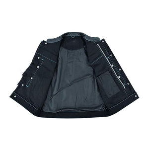 Nouveau gilet en cuir pour hommes de conception Offre Spéciale gilet en cuir véritable de bonne qualité pour la vente en ligne - Product Image 6