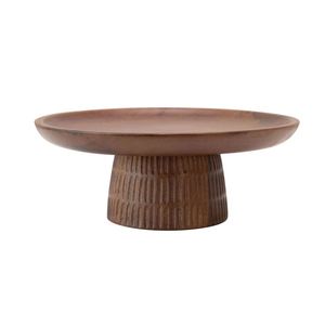 Présentoir de gâteau en bois de mangue fait à la main le plus exigeant piédestal de service tasse support de gâteau pour la maison restaurants fête utilisation - Product Image 6