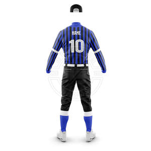 2025 uniformes de baseball et de softball personnalisables pour hommes OEM nouvel ensemble 100% vêtements de softball en polyester respirant - Product Image 2