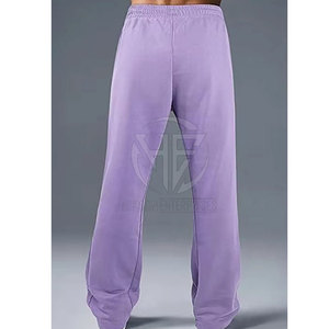 Fashion Wear <b>Trousers</b> Soft Fabric <b>Elastic</b> <b>Waistband</b> Relaxed Fit Clean Design Styling Easy Movement Men Flared Sweat Pant - Product Image 2