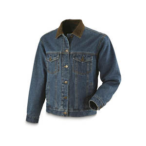 แจ็คเก็ตยีนส์แฟชั่นสำหรับผู้ชายเสื้อแจ็คเก็ตโลโก้ - Product Image 1