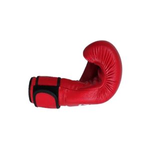 Guantes de combate de entrenamiento con correa de muñeca ajustable de alta calidad Guantes de boxeo de cuero transpirables y que absorben la humedad - Product Image 5