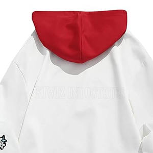 2024 mejores sudaderas con capucha bordadas para hombres moda de talla grande logotipo personalizable tela suave Puff Technics bajo MOQ - Product Image 5