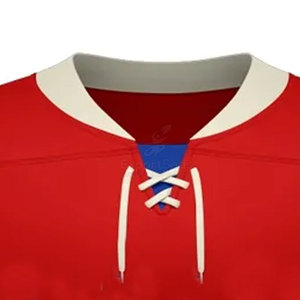 Ropa deportiva de tela de malla transpirable con impresión de logotipo de equipo sublimada MOQ bajo Jersey de hockey sobre hielo - Product Image 4