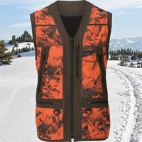 Gilet de chasse imperméable et isolé avec imprimé Optifade Open Country, équipement de chasse d'hiver, gilet de pêche performant