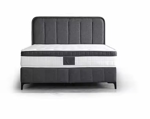 Versátil hermosa madera dormitorio juegos almacenamiento cama Base cabecero para el hogar Oficina Hotel apartamento Villa muebles para uso en la habitación - Product Image 2