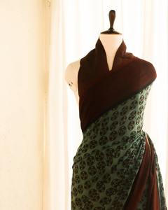 Indian Pakistani Tradicional Étnico Jacquard Border Digital Impreso Sarees Salwar Algodón Lino Fiesta Desgaste para Adultos Indio - Product Image 3