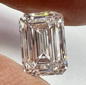 4.51 Ct E VVS มรกตตัด Lab ปลูกเพชรที่ยอดเยี่ยมตัดเพชรหลวมทําสําหรับจี้เพชรเครื่องประดับที่กําหนดเองของขวัญของเธอ - Product Image 2