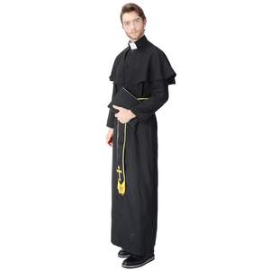 Robes de chœur unisexes en coton respirant avec broderie de logo personnalisée de haute qualité, dernier style, traditionnelles pour l'église et musulmanes - Product Image 3