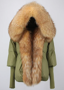 Fabricant de veste rembourrée à capuche de qualité supérieure Nouvelle veste en fourrure élégante et coupe-vent Veste d'hiver pour femmes de haute qualité - Product Image 3