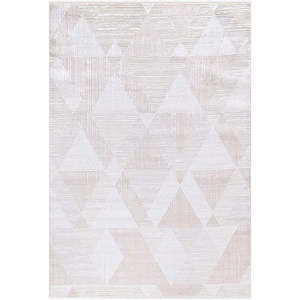 Tapis d'intérieur Netline Home Depot Crème Moderne Zenta ZN002, durable, en acrylique et polyester, anti-peluches, facile à nettoyer, pour chambre à coucher - Product Image 4