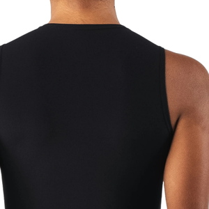 Basics Tank Women’s Double Layered Seamless Stretch Activewear Gym Workout Tank Top with Built In Support <b>Black</b> - Product Image 6