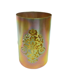 Lanterne ronde en fer de conception standard lanterne à bougie de couleur grise pour la décoration de jardin et de festival à la main - Product Image 5