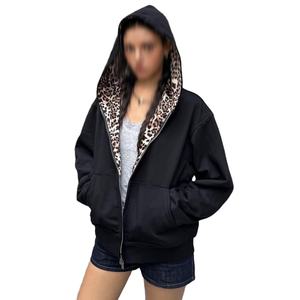 Sweat à capuche épais personnalisé pour homme, coupe droite, 100 % coton molletonné, délavage acide, brodé, teint uni, style urbain - Product Image 5