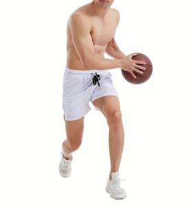 กางเกงขาสั้นกีฬาผู้ชายผ้าตาข่ายรัดเชือกเอวยางยืดมีกระเป๋า ผลิตในบังกลาเทศ - Product Image 5