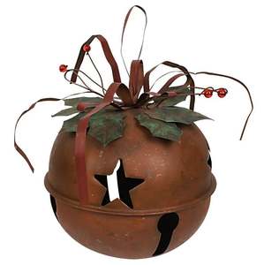 Campanas de metal grandes y elegantes, únicas, para Navidad, venta al por mayor, decoración para árbol de Navidad, pared del hogar, Navidad, Año Nuevo, hechas en India. - Product Image 5