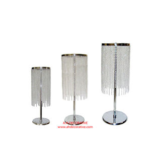 Candelabro de cristal elegante para Decoración de mesa con juego de 3 niveles de 3 candelabros decorativos de lujo hechos a mano para entrada de boda - Product Image 4