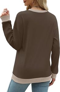 Nueva sudadera para mujer, ropa informal, sudadera de talla grande, ajuste cómodo de gran tamaño - Product Image 4