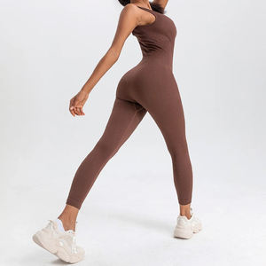 Mono Deportivo de Yoga sin Mangas de Alta Calidad, Personalizado, Elástico, para Entrenamiento en el Gimnasio, para Mujer - Product Image 2