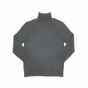 Pull à col haut pour femmes sur mesure coupe ample et manches longues tissage tricoté fin pour la mode d'automne - Product Image 1