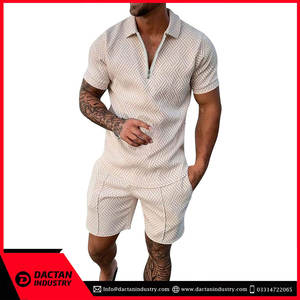 Bas quantité minimale de commande Hommes Ensembles Courts Pas Cher Hommes Respirant Personnalisé Coton Été Ensemble Court Ensemble de Qualité Premium - Product Image 2