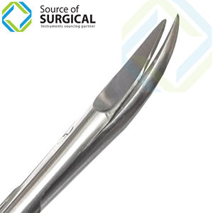 Ciseaux de soin des ongles incurvés de haute qualité en acier inoxydable de qualité allemande Ciseaux à ongles à cuticules de haute qualité Source d'alimentation manuelle - Product Image 4