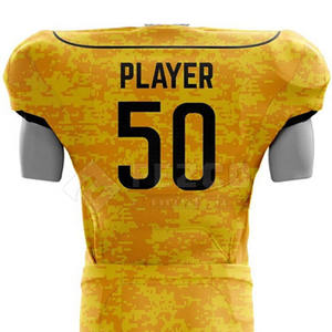 Tenues de football américain pour hommes grande taille, respirantes et à séchage rapide, avec positionnement de logo personnalisé sur le devant, service OEM - Product Image 5