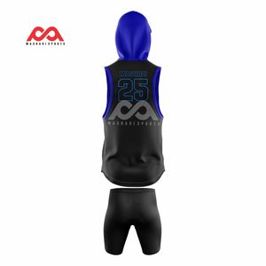 Uniformes de fútbol 7v7 de compresión para hombre con impresión personalizada sublimada de alta calidad, diseño personalizado, ropa de fútbol con bandera al por mayor - Product Image 3