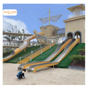 Nhà Máy Lớn Ngoài Trời Vui Chơi Giải Trí Công Viên Trượt Trong Nhà Thép Không Gỉ Ống Quay Trượt Trẻ Em Người Lớn Bên Ngoài Trượt - Product Image 6