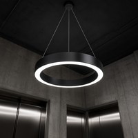 Éclairage LED annulaire pour hall d'ascenseur, suspension de 800 mm, lampe sans joint pour zone de hall d'ascenseur
