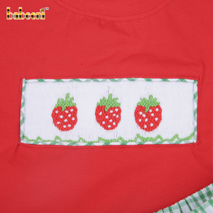 Bonito Animal Hand Smocked Boy Set Ropa OEM ODM Personalizado Bordado hecho a mano Lujo Algodón OEKO-TEX Certificado 6 meses-6 - Product Image 5