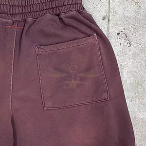 Nouveau design Meilleure vente Shorts délavés à l'acide pour hommes bas quantité minimale de commande prix de gros Shorts délavés à l'acide à vendre - Product Image 3
