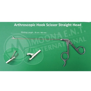 Moona E.N.T Instruments AR-11250 Arthroscopic Stainless Steel Manual Orthopedic Forceps Straight Arthroscopy Set CE Certified - Product Image 1