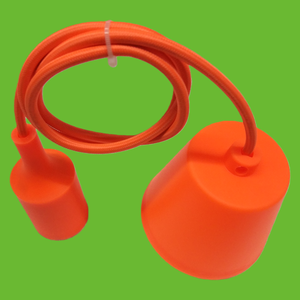 Portalámparas Colgante de Plástico de Diseño Moderno con Cable de 1 Metro, Interruptor de Control Remoto Blanco Cálido para Instalación en Techo del Hogar - Product Image 2