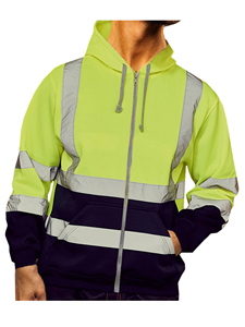 Veste de sécurité haute visibilité de qualité supérieure, entièrement personnalisée, respirante, en polyester, pour les travailleurs du bâtiment, chaude et décontractée - Product Image 4
