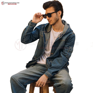 Top mode hommes vestes nouvelle dernière vente chaude fantaisie décontracté classique élasticité Denim manteau jean hommes veste pour homme - Product Image 2