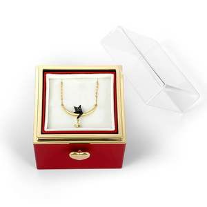 กล่องใส่เครื่องประดับรูปหัวใจหมุนได้ Jeulia สำหรับแหวนและสร้อยคอ - Product Image 5