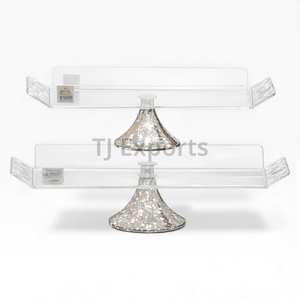 Serveur à chocolat en acrylique à motif floral avec couvercle transparent pour une présentation élégante des sucreries et des tables festives - Product Image 4