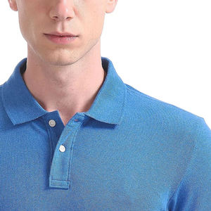 Polos pour hommes de haute qualité Logo personnalisé Vente en gros Services OEM Short décontracté de couleur unie Tissu à motif imprimé pour occasions de golf - Product Image 5