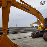 Excavatrice sur chenilles Komatsu PC400, 40 tonnes, grande pelle hydraulique lourde, moteur SAA6D125E5, d'occasion, japonaise, pour l'exploitation minière et les carrières