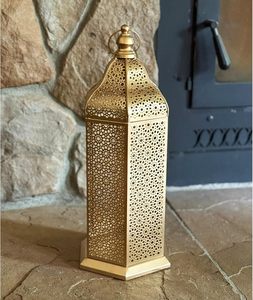 Farol Decorativo de Ramadán, Estilo Interior para Eid, Iluminación Cálida para el Hogar, Iluminación Festiva Tradicional, Áreas de Comedor, Metal Marroquí - Product Image 2