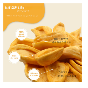 สินค้าขายดี! ผลไม้อบแห้ง ชิปส์ขนุนอบแห้งออร์แกนิค พรีเมียม จากเวียดนาม - Product Image 6