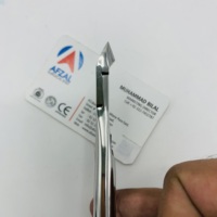 Pince à cuticules professionnelle Solingen en acier inoxydable, ouverture de mâchoire personnalisable 10-11 mm, durable, pour ongles incarnés