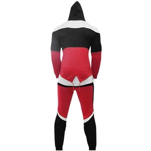 Ensemble sweat-shirt à capuche et pantalon de jogging personnalisé pour hommes survêtement de haute qualité pour hommes pull couleur bloc avec poche zippée costumes en coton - Product Image 3