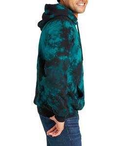 OEM Custom Wholesale Oversized Tie Dye Pullover <b>Fleece</b> Hoodie for <b>Men</b> hooded warm tie dye sweatshirt green and <b>black</b> - Product Image 3